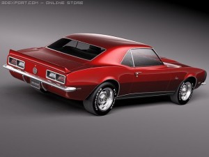 Chevrolet Camaro 1967 SS V2 Modèle 3D