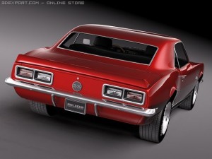Chevrolet Camaro 1967 SS V2 Modèle 3D