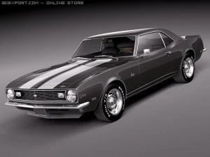 Chevrolet Camaro 1967 Z28 Modelo 3D