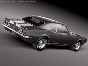 Chevrolet Camaro 1967 Z28 Modelo 3D