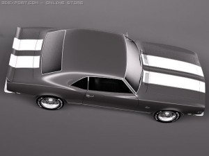Chevrolet Camaro 1967 Z28 Modelo 3D