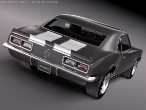 Chevrolet Camaro 1967 Z28 Modelo 3D