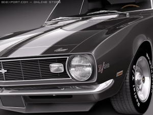 Chevrolet Camaro 1967 Z28 Modelo 3D