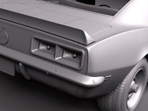 Chevrolet Camaro 1967 Z28 Modelo 3D