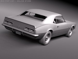 Chevrolet Camaro 1967 Z28 Modelo 3D