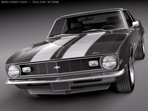 Chevrolet Camaro 1967 Z28 Modelo 3D