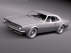 Chevrolet Camaro 1967 Z28 Modelo 3D