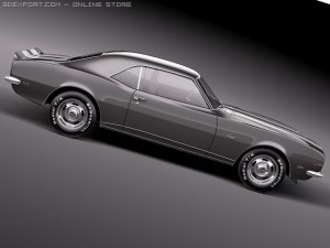 Chevrolet Camaro 1967 Z28 Modelo 3D