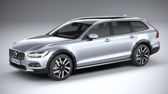 Volvo V90 Cross Country 2020 Modello 3D .c4d .max .obj .3ds .fbx .stl .blend