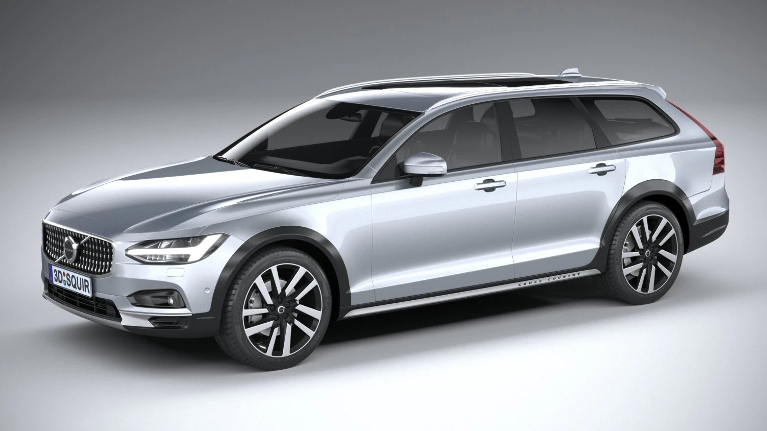 Volvo V90 Cross Country 2020 3D Model .c4d .max .obj .3ds .fbx .stl .blend 