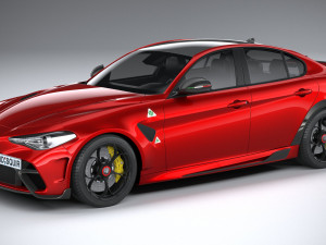 Alfa Romeo Giulia GTA 2021 3D Model