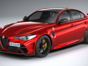 Alfa Romeo Giulia GTA 2021 Modelo 3D