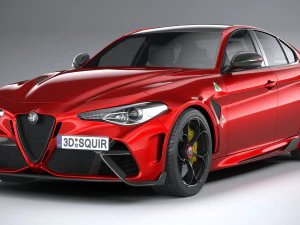 Alfa Romeo Giulia GTA 2021 3D Model