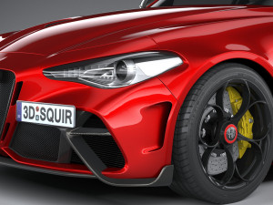 Alfa Romeo Giulia GTA 2021 Modelo 3D