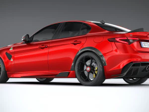 Alfa Romeo Giulia GTA 2021 3D Model