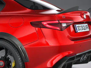 Alfa Romeo Giulia GTA 2021 3D Model