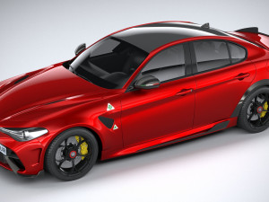 Alfa Romeo Giulia GTA 2021 Modelo 3D