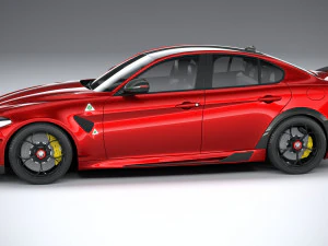 Alfa Romeo Giulia GTA 2021 3D Model