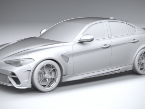 Alfa Romeo Giulia GTA 2021 Modelo 3D