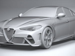 Alfa Romeo Giulia GTA 2021 Modelo 3D