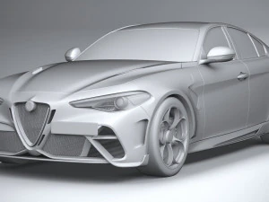 Alfa Romeo Giulia GTA 2021 3D Model