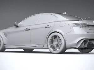 Alfa Romeo Giulia GTA 2021 3D Model