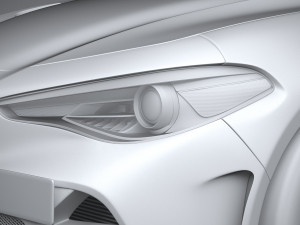 Alfa Romeo Giulia GTA 2021 Modelo 3D