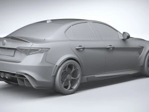 Alfa Romeo Giulia GTA 2021 3D Model