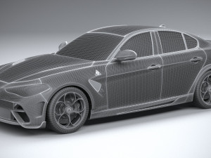 Alfa Romeo Giulia GTA 2021 Modelo 3D