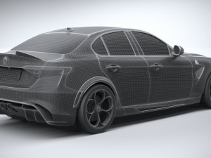 Alfa Romeo Giulia GTA 2021 Modelo 3D