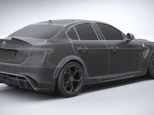Alfa Romeo Giulia GTA 2021 3D Model