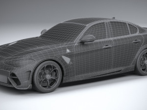 Alfa Romeo Giulia GTA 2021 Modelo 3D