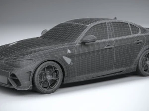 Alfa Romeo Giulia GTA 2021 3D Model