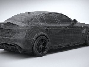 Alfa Romeo Giulia GTA 2021 Modelo 3D