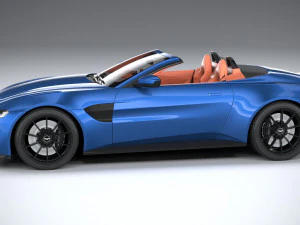 Aston Martin Vantage Roadster 2021 3D Model