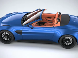 Aston Martin Vantage Roadster 2021 3D Model
