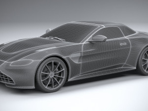 Aston Martin Vantage Roadster 2021 3D मॉडल
