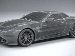 Aston Martin Vantage Roadster 2021 3D Model
