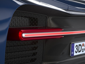 Bugatti Chiron 2020 3D Модель