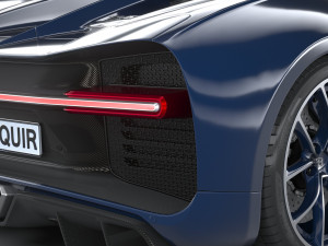 Bugatti Chiron 2020 3D Модель