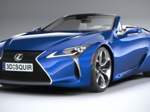 Lexus LC 500 Convertible 2021 Modelo 3D