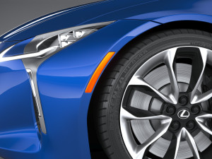 Lexus LC 500 Convertible 2021 Modelo 3D