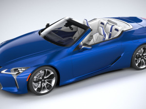 Lexus LC 500 Convertible 2021 Modelo 3D