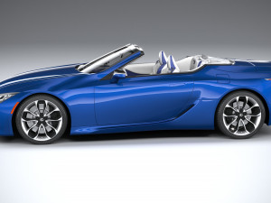 Lexus LC 500 Convertible 2021 Modelo 3D
