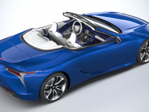 Lexus LC 500 Convertible 2021 Modelo 3D