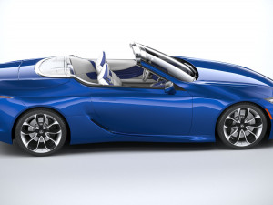 Lexus LC 500 Convertible 2021 Modelo 3D
