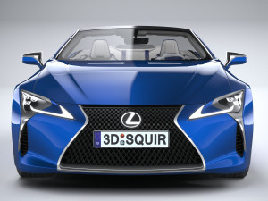 Lexus LC 500 Convertible 2021 Modelo 3D