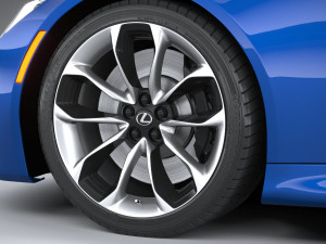 Lexus LC 500 Convertible 2021 Modelo 3D