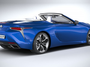 Lexus LC 500 Convertible 2021 Modelo 3D