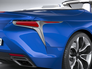 Lexus LC 500 Convertible 2021 Modelo 3D